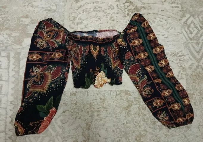 Cropped estilo cigana - Foto 4