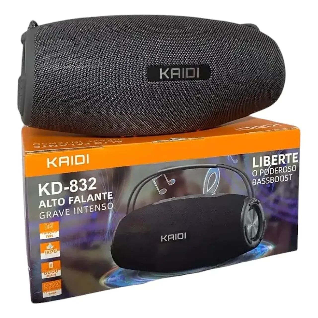 Caixa de som portátil Kaidi.  - Foto 2