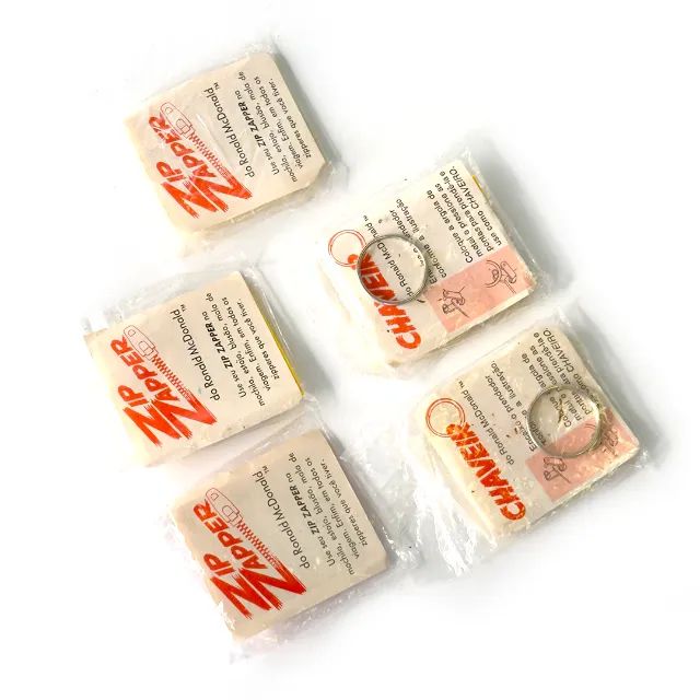 Chaveiros e Zip Zapper McDonald's anos 80 - Foto 2
