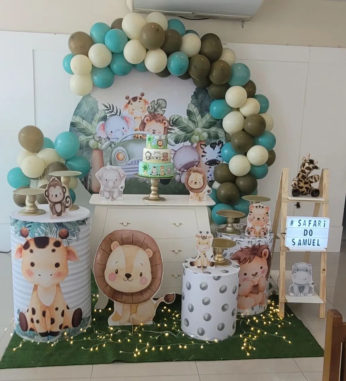 Decoração festa safari 