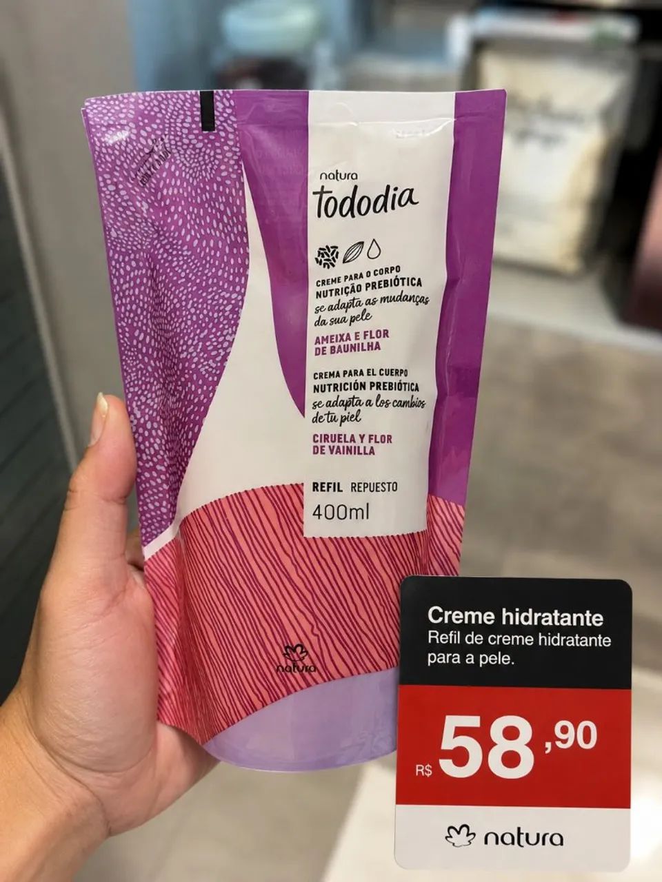 Refil de creme para o corpo Natura - Foto 3