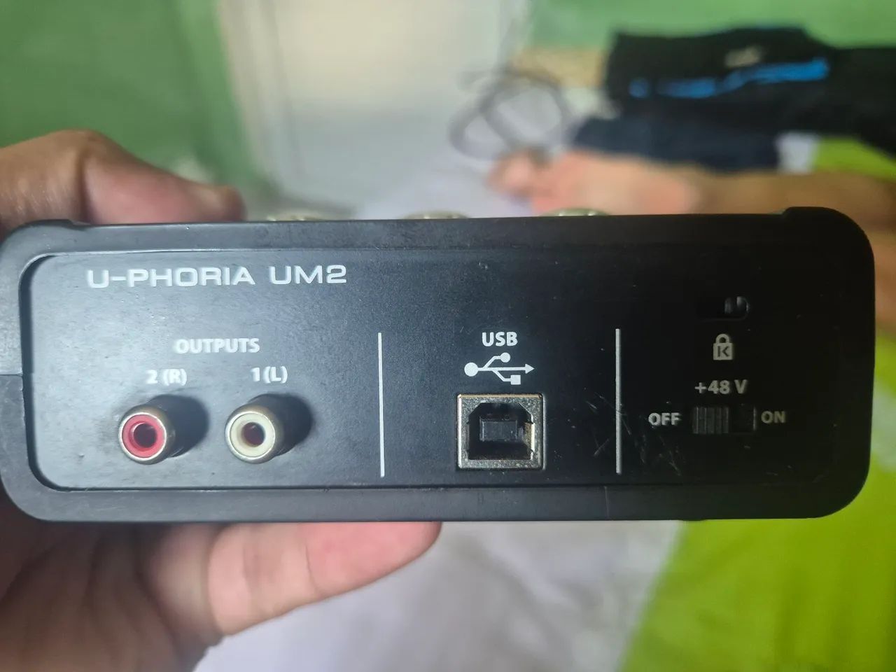 Placa de áudio behringer