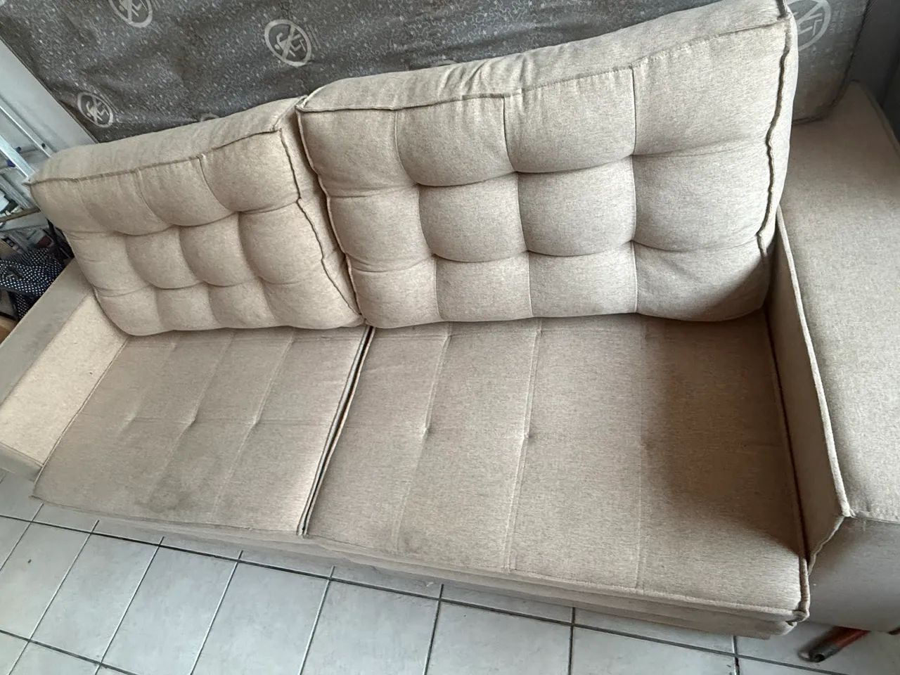 Vendo sofá de linho.  - Foto 2