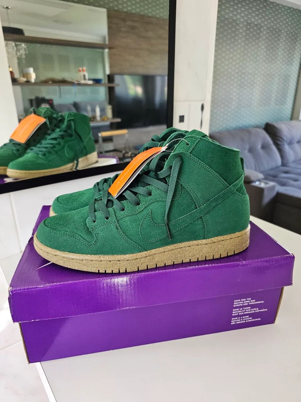 NIKE SB DUNK HIGH PRO DECON - Novo - Nota fiscal - Caixa