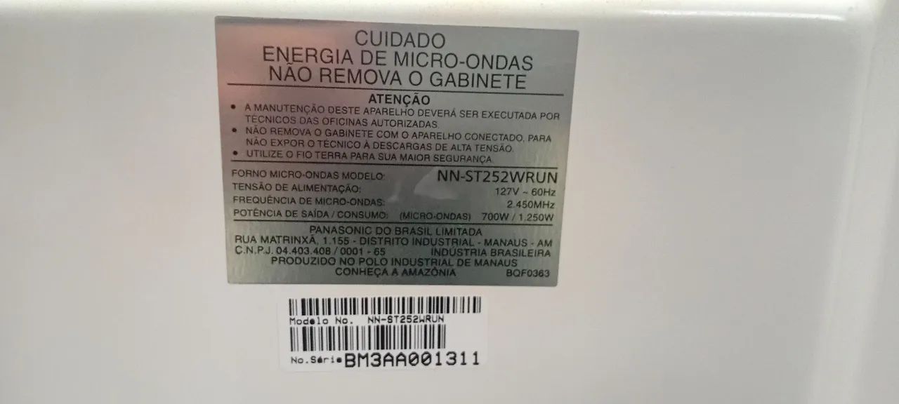 Micro-ondas Panasonic 21 litros - Foto 3
