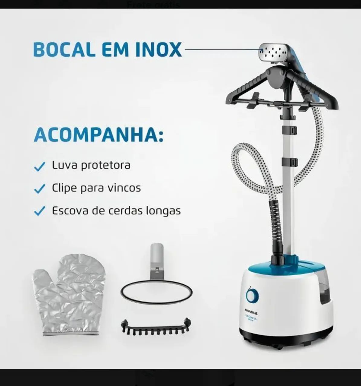 Passadeira vertical a vapor  - Foto 5