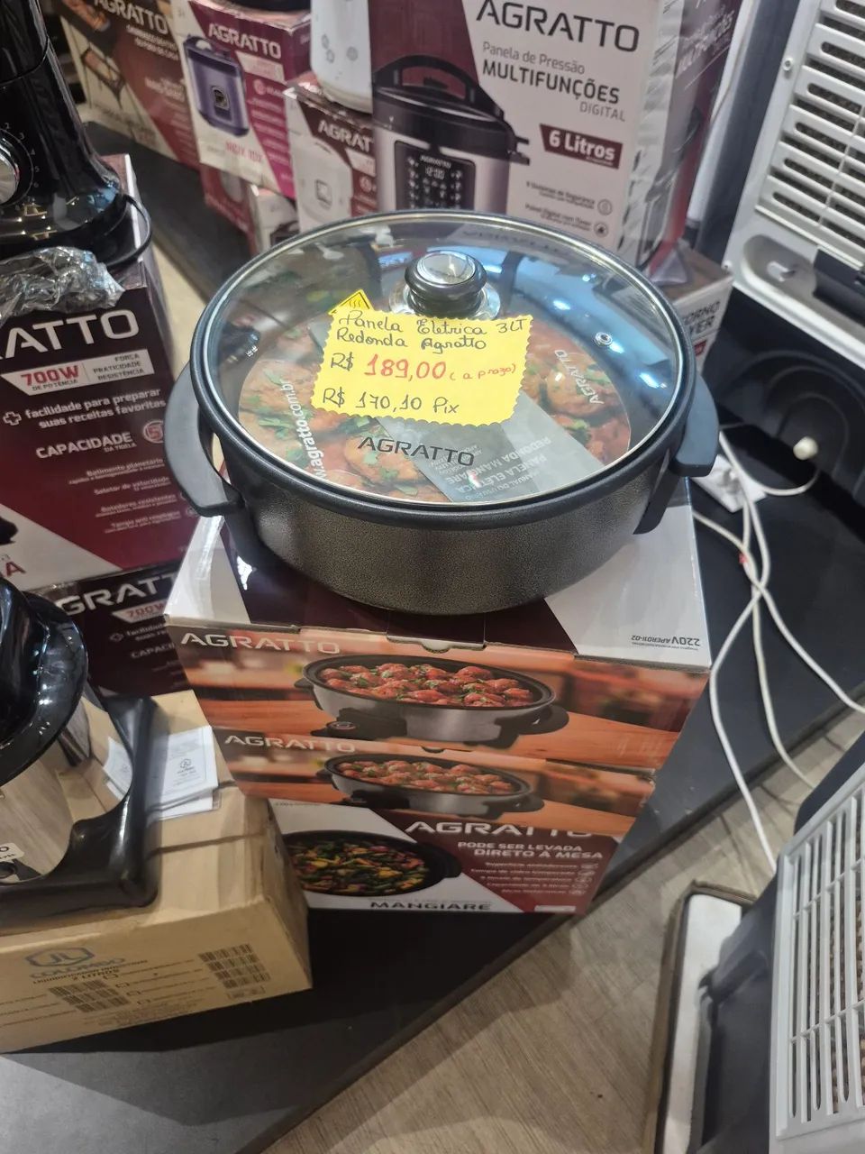 MANGIARE AGRATTO,  PANELAS ELÉTRICA 