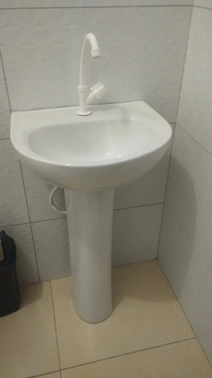 KIT PIA LAVATÓRIO COLUNA 