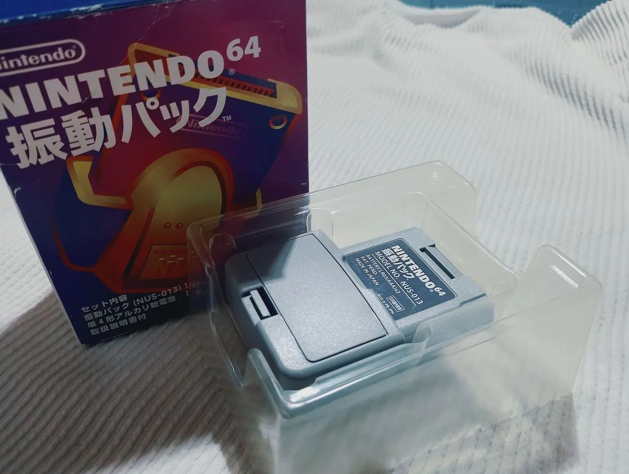 Rumble Pak original Nintendo 64 funcionando perfeitamente 