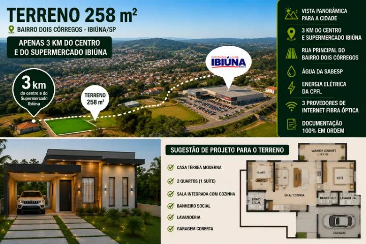 Terreno 258m² em Ibiúna - Escritura + Pronto p/ Construir - Foto 3