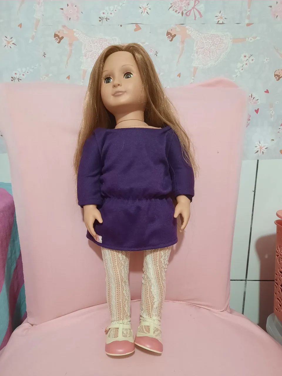Boneca our generation castanha