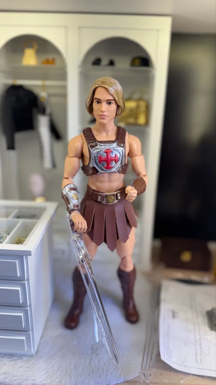 Boneco Barbie He Man 