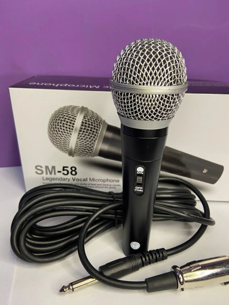 Microfone Profissional com Cabo SM-58 -5M DE CABO an2