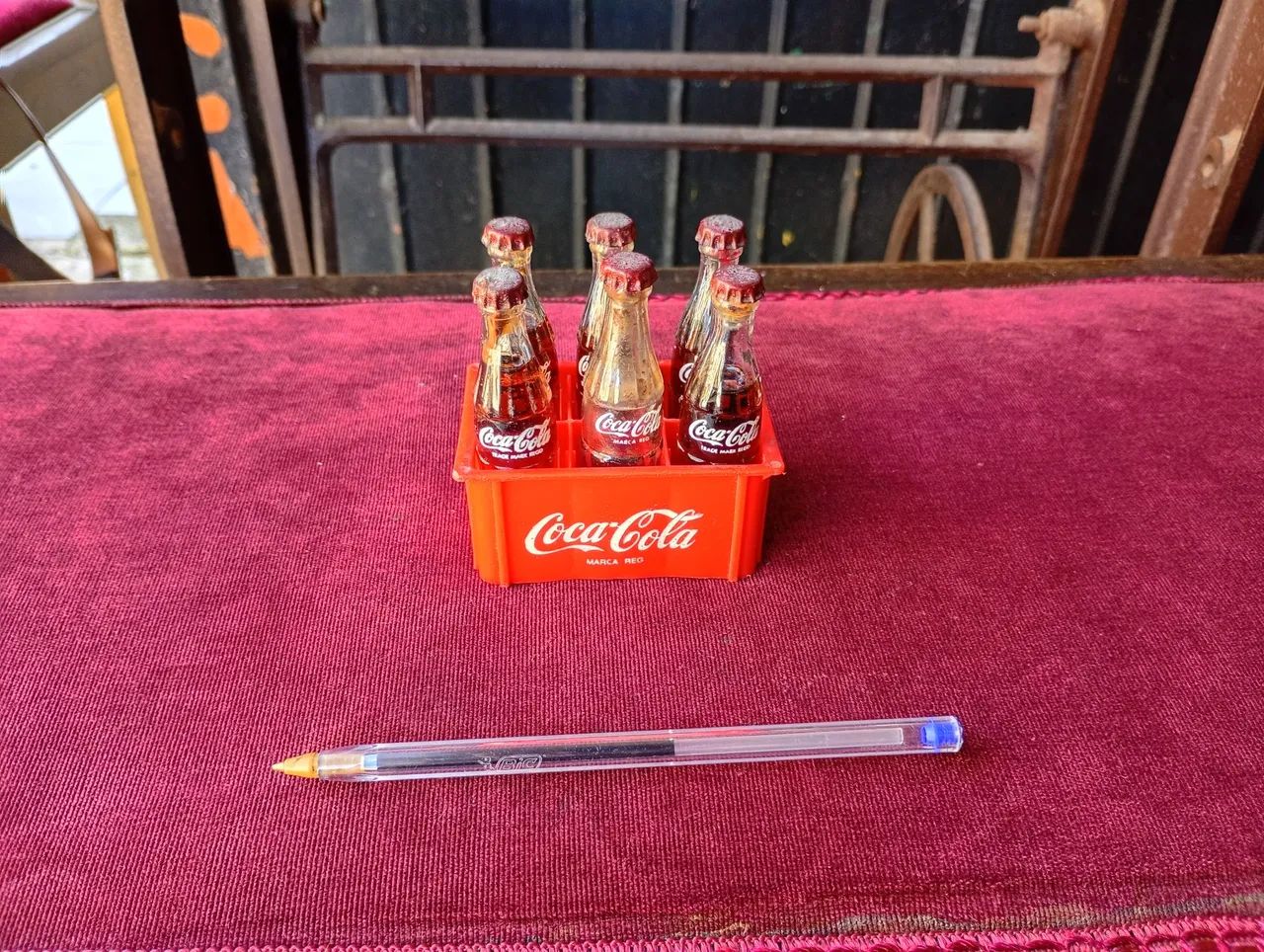 Mini engradado da Coca-Cola antigo (REF:202)
