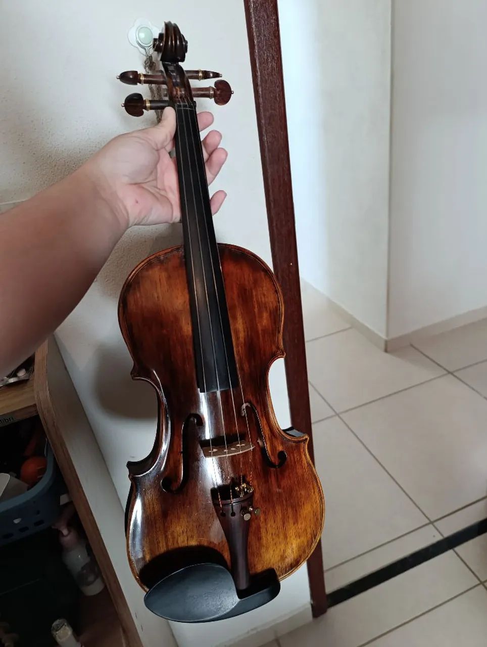 VIOLINO PROFISSIONAL | MAPLE IMPORTADO 3A | LUTHIER | COMPLETO - Foto 4