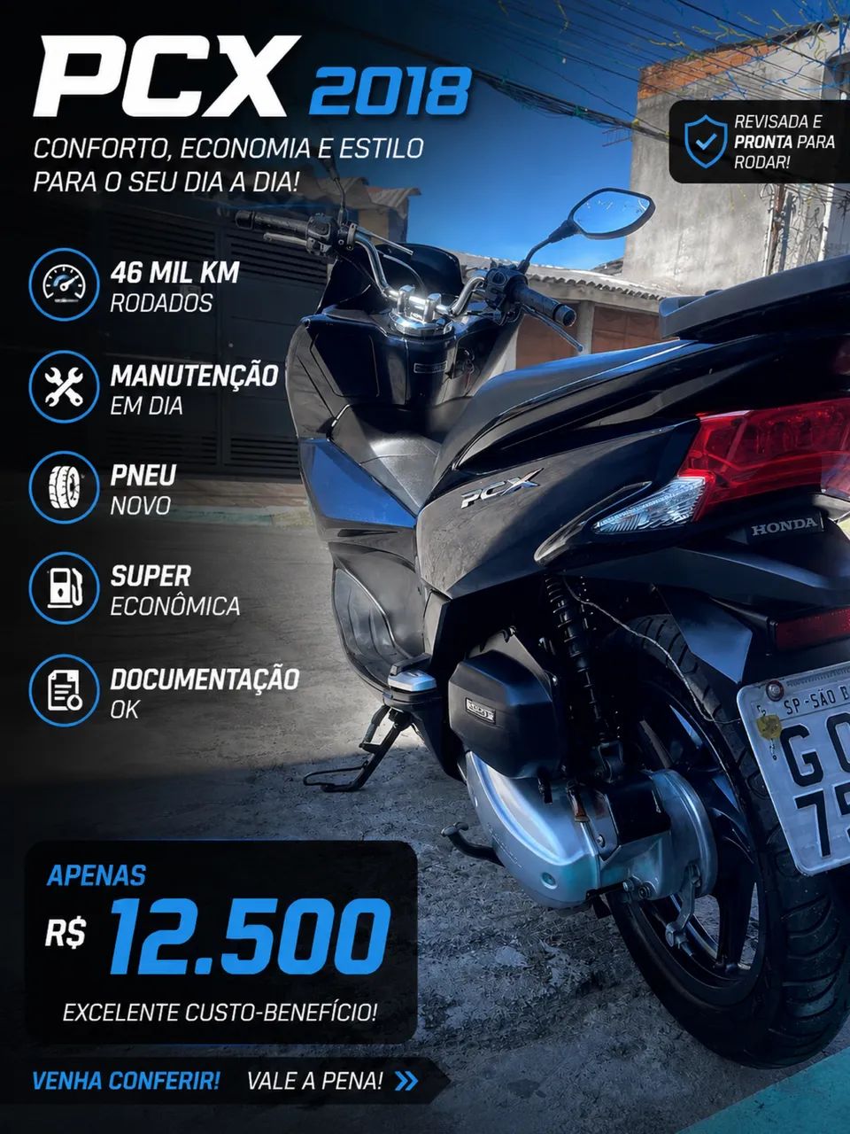 PCX 2018 - BAIXO KM - Foto 4