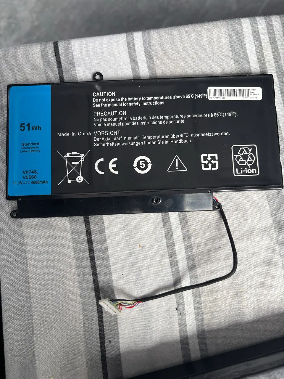 Notebook Bateria dell vostro 5560/5460 - Foto 3