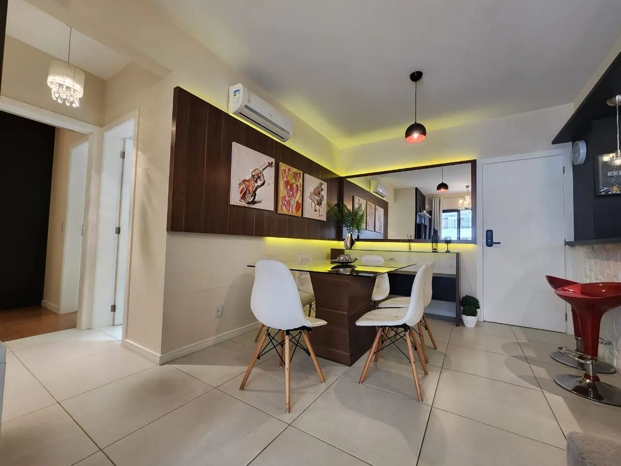 Apartamento de 2 quartos mobiliado no Itacorubi - Foto 4