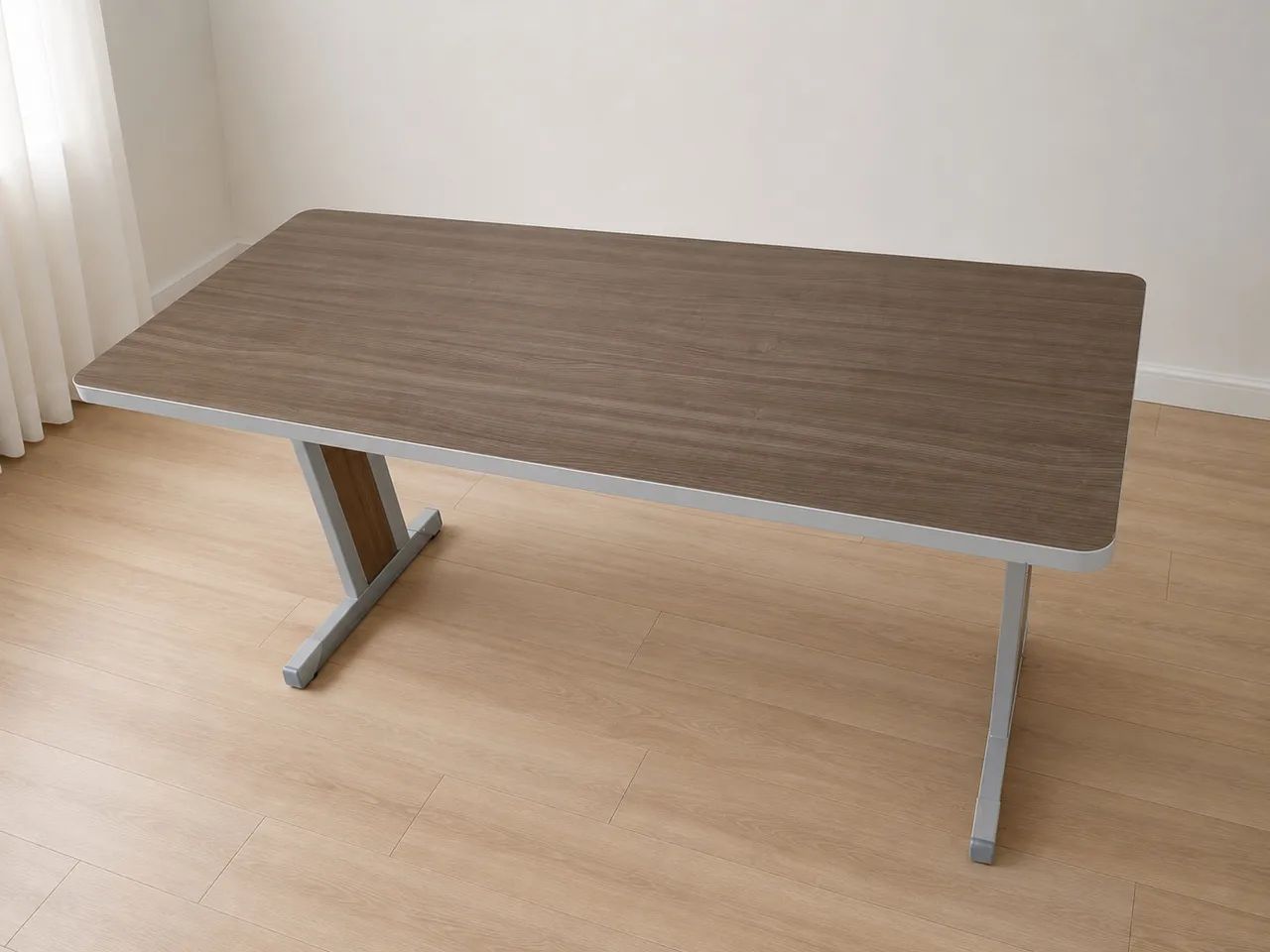 Mesa de escritório Kappersberg em MDF 160cm comprimento 