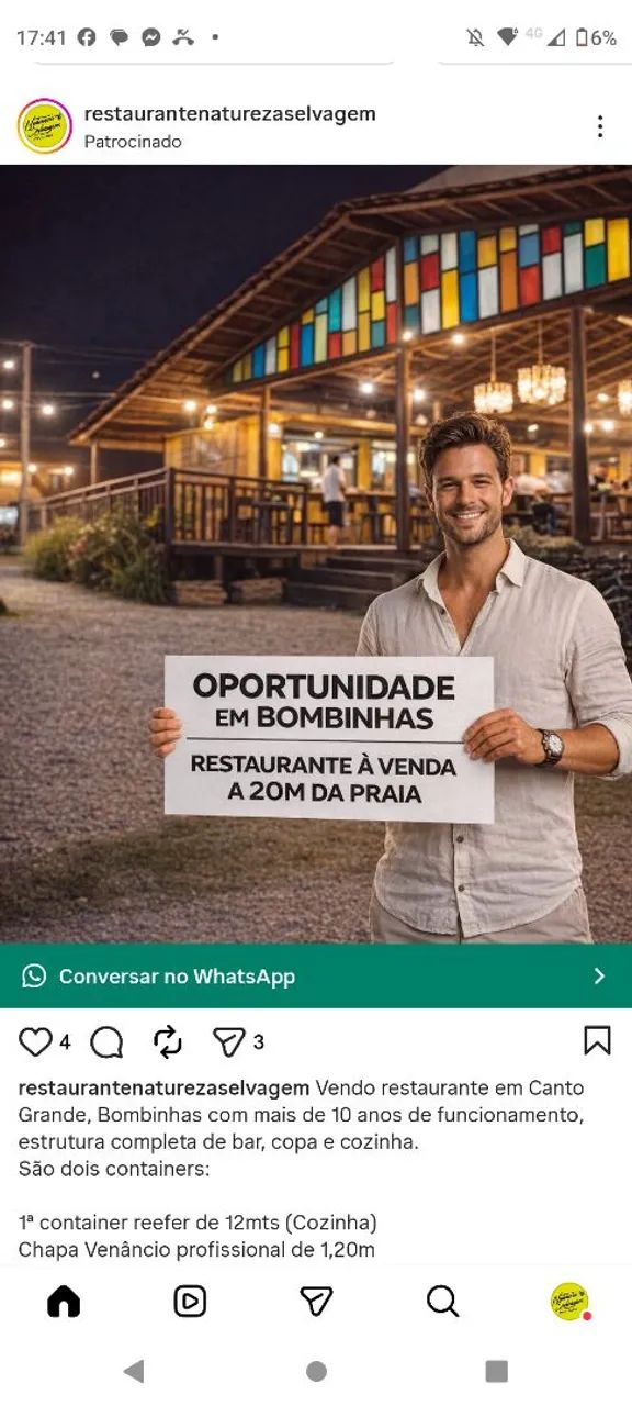 Vendo restaurante em Bombinhas/Canto Grande - Foto 3
