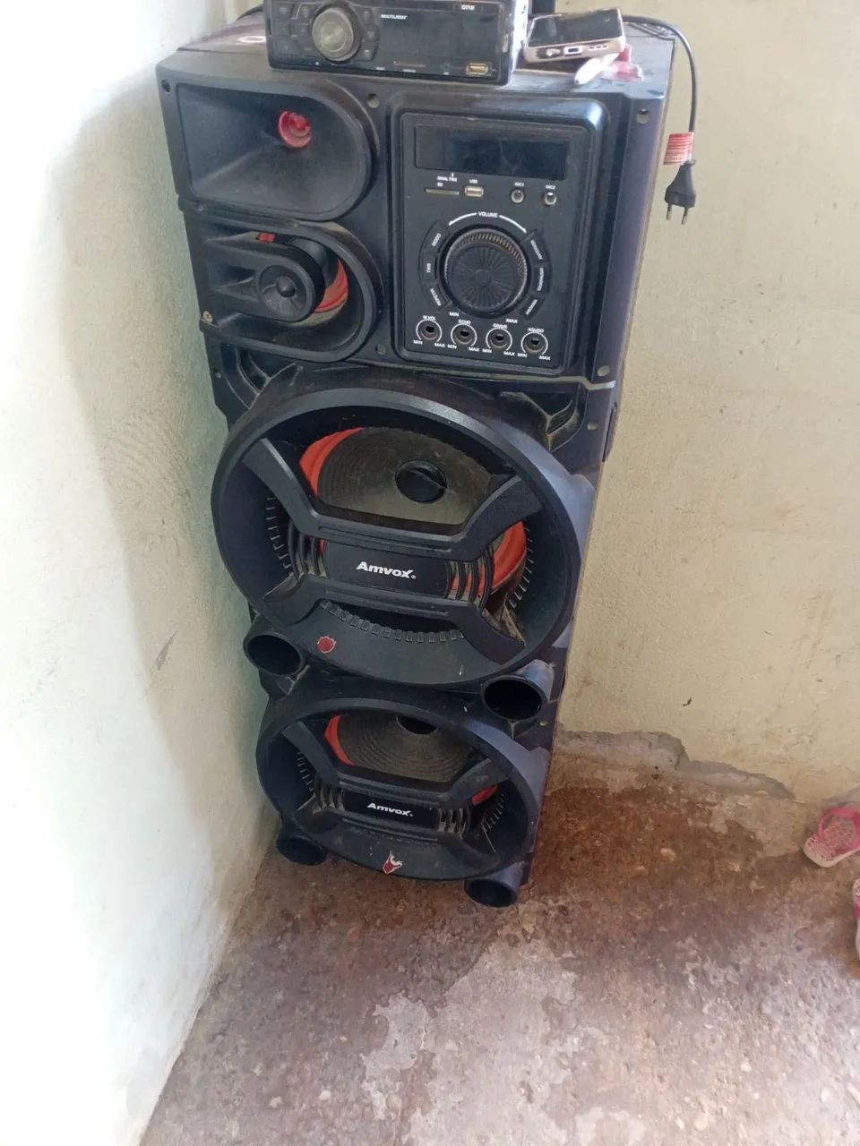 Vendendo uma caixa de som 