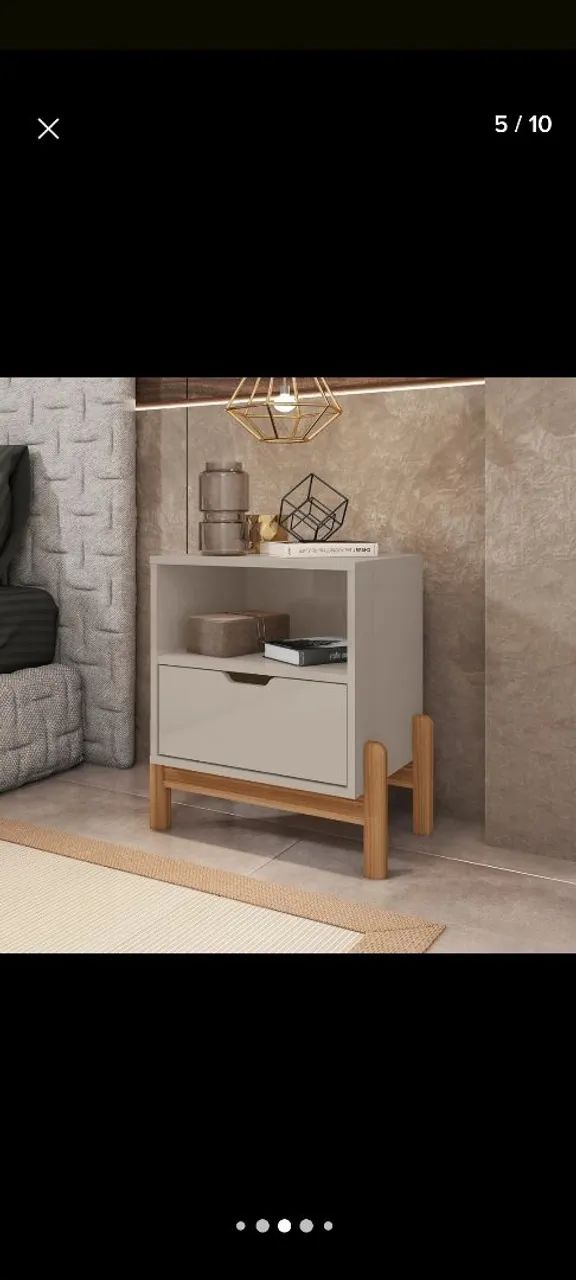 Antares Single-Drawer Nightstand65570225399427123