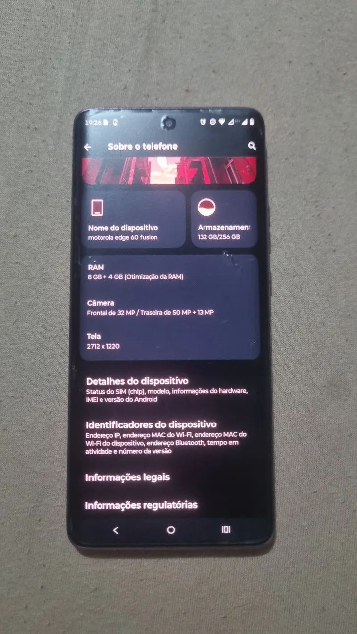Celular Motorola Edge 60 Fusion 