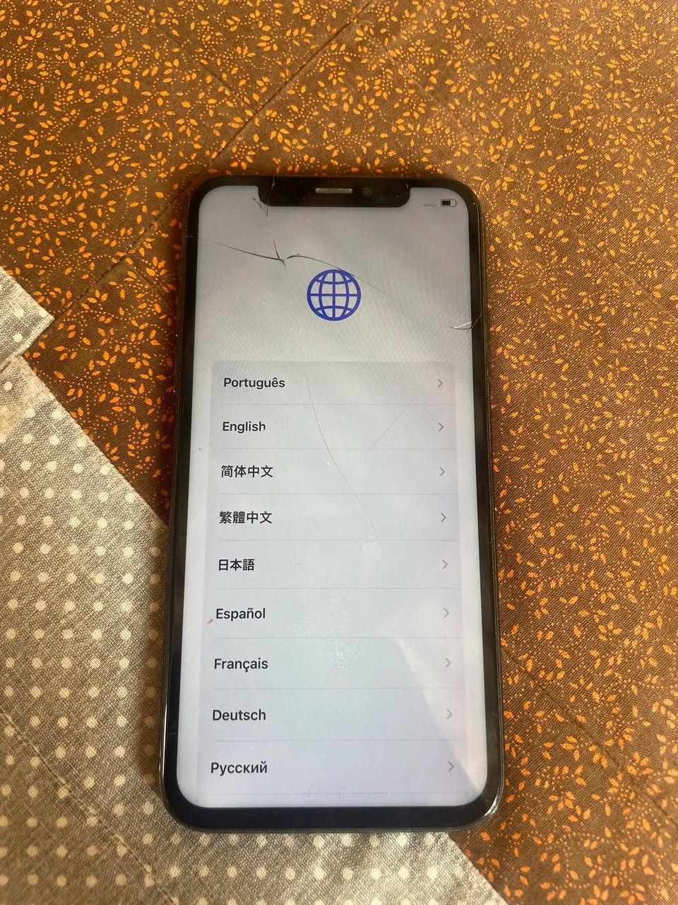 iPhone XS, para retirada de peças ou arrumar para uso.