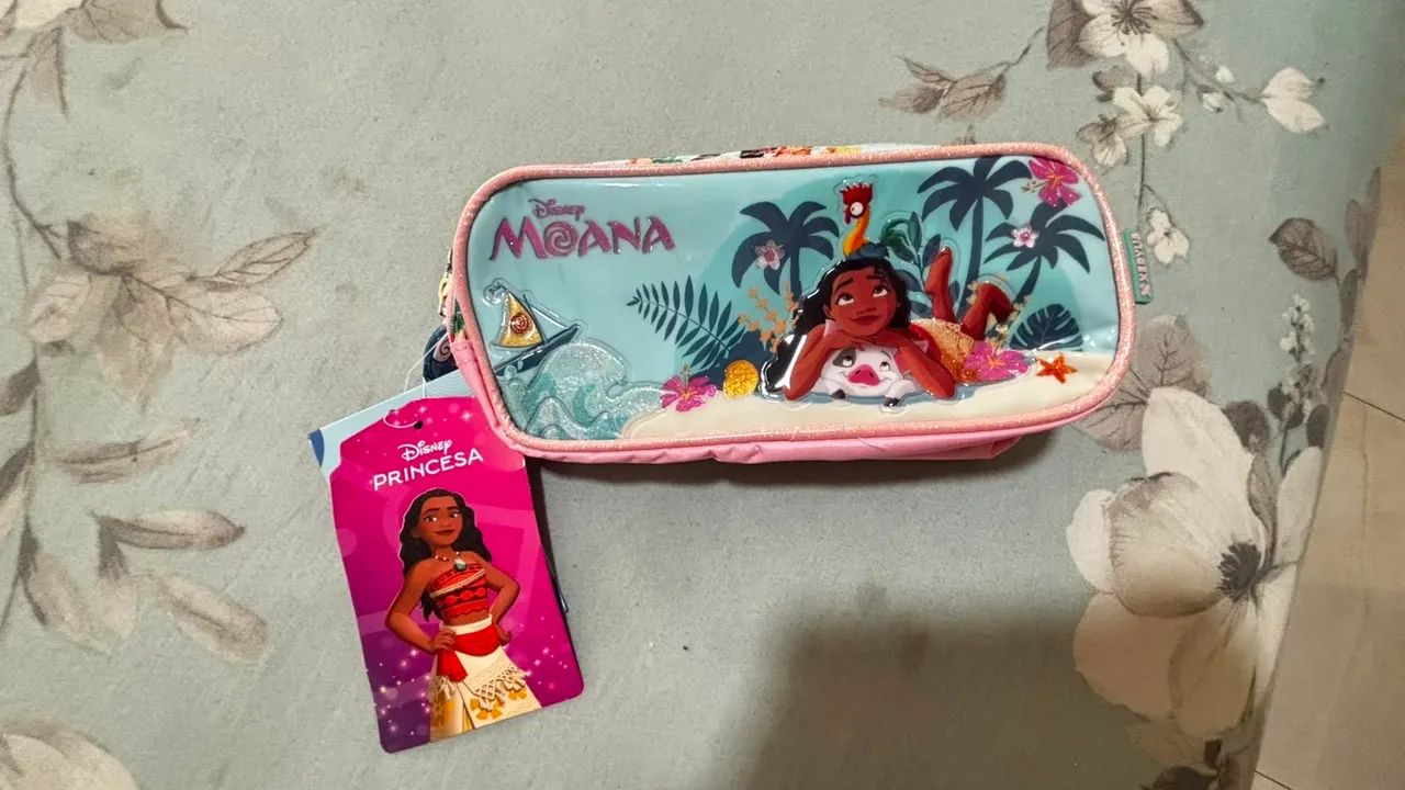 Kit mochila e estojo Moana - Foto 3