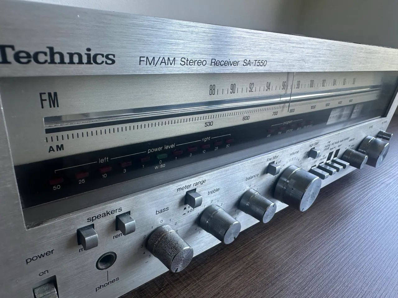Receiver Technics SA-T550 - 100% Revisado e Funcional - Aparelhos