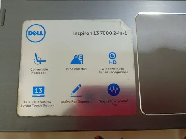 Carcaça completa notebook delll inspiron 13 7000 2 in-1 - Foto 3