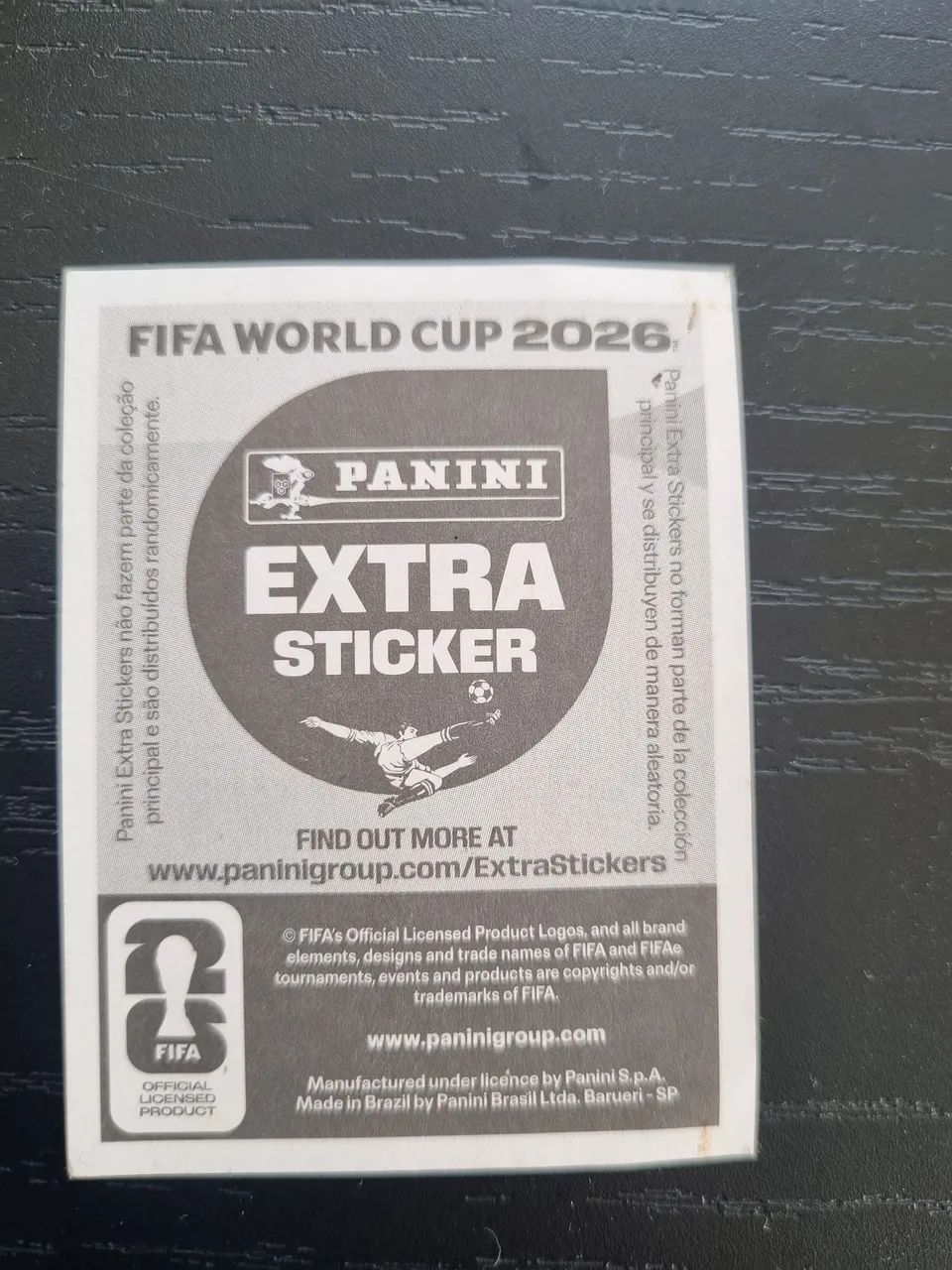 Figurinhas Extra Sticher Copa 2026 - Foto 2