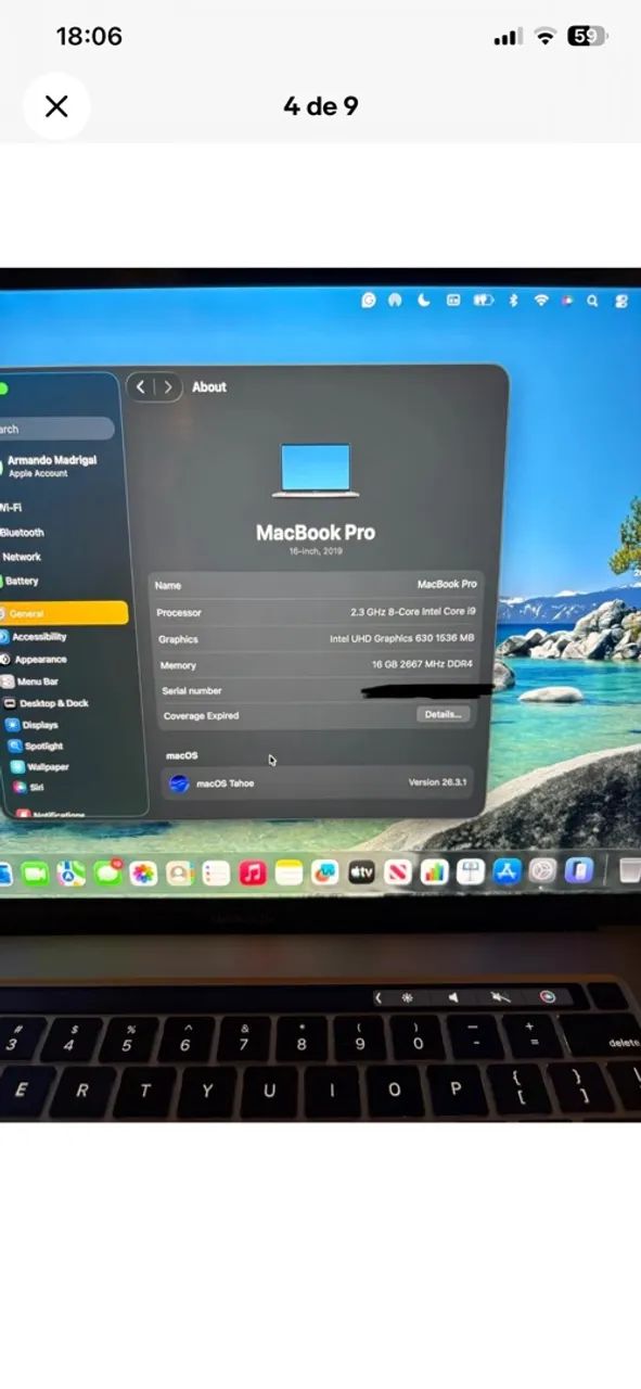 MacBook Pro 16 1TB 2019 - Foto 2