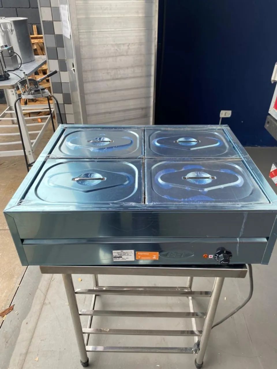 Buffet de Mesa Térmico 4 Cubas GN Inox IBET