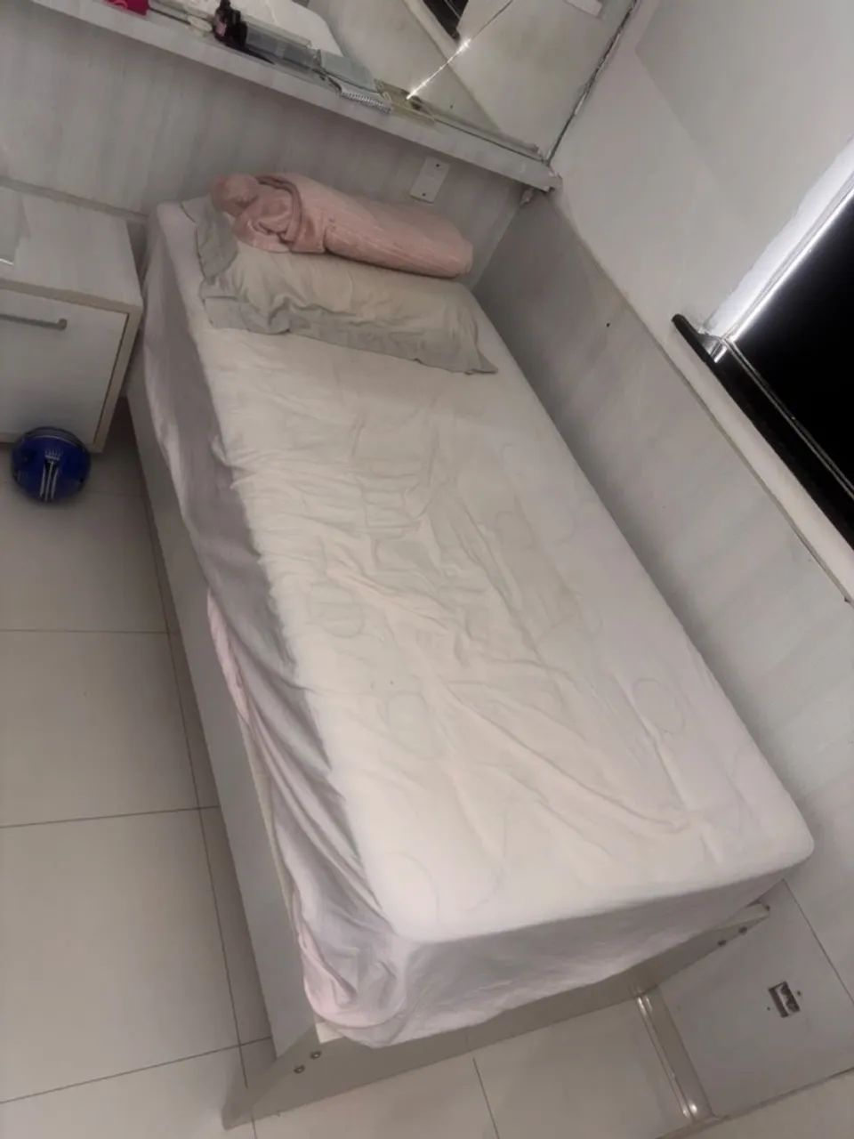 Cama solteiro (bicama + colchão Ortobom) - Foto 4