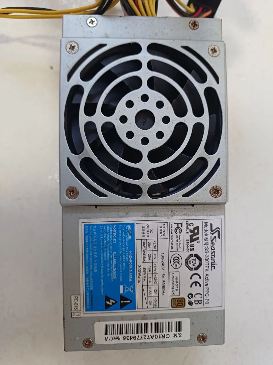 Fonte atx slim SS-300TFX Active PFC FO
