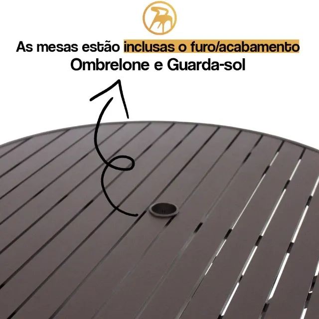 Mesa de Aluminio Pintura Eletrostatica - Foto 4
