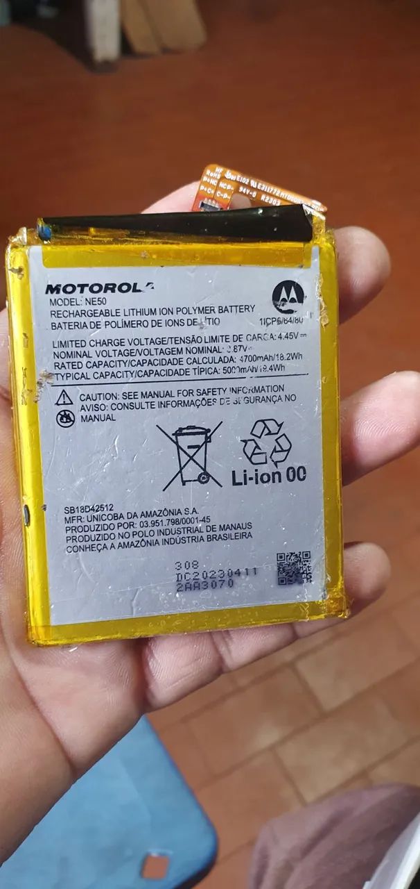 Bateria moto g52