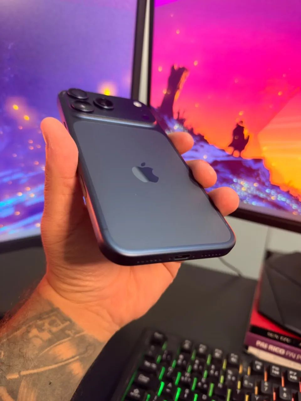 Iphone 17 Pro Max 256gb - Azul - Foto 3