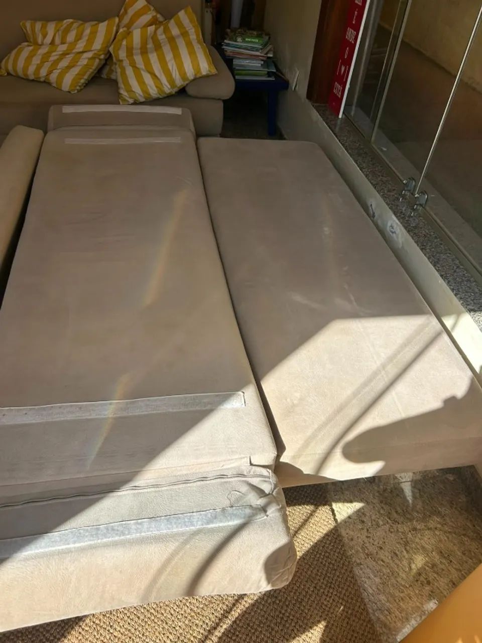 Jogo de sofá-cama com 2 peças  - Foto 4