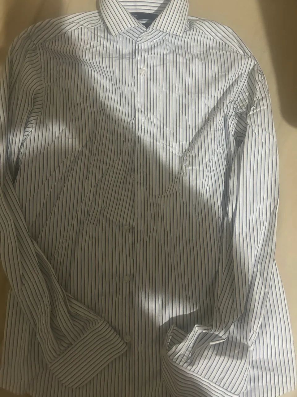 camiseta manga longa, branca. Nova.