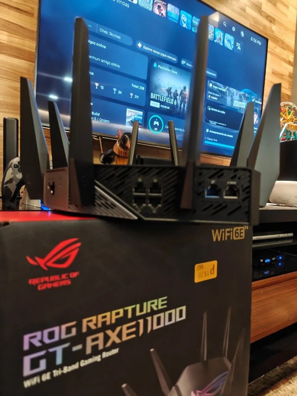 Roteador Gamer Asus ROG RAPTURE GT-AXE11000