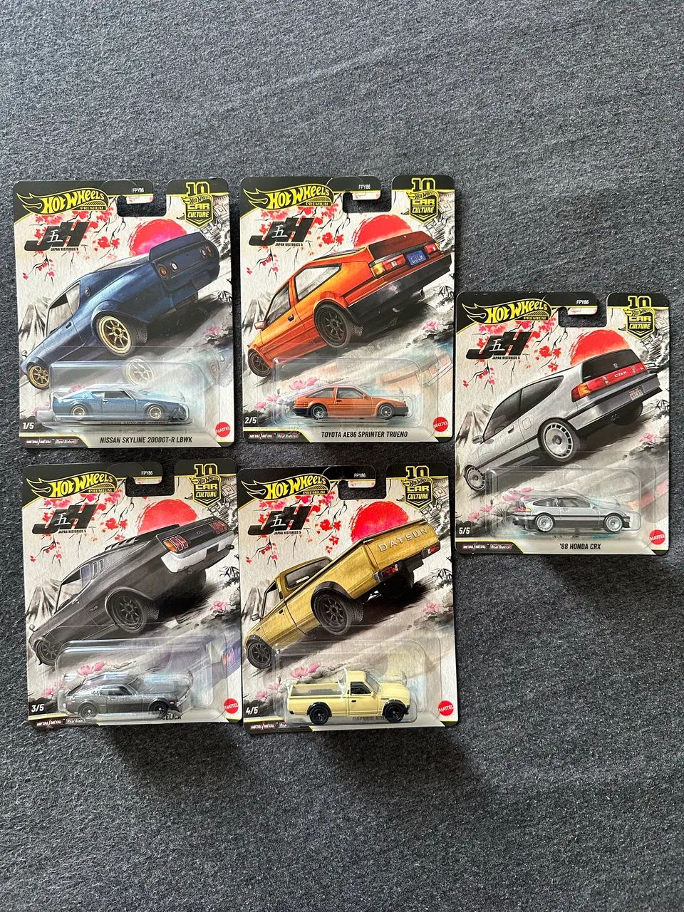Hot wheels premium set completo Japan historics - Hobbies e