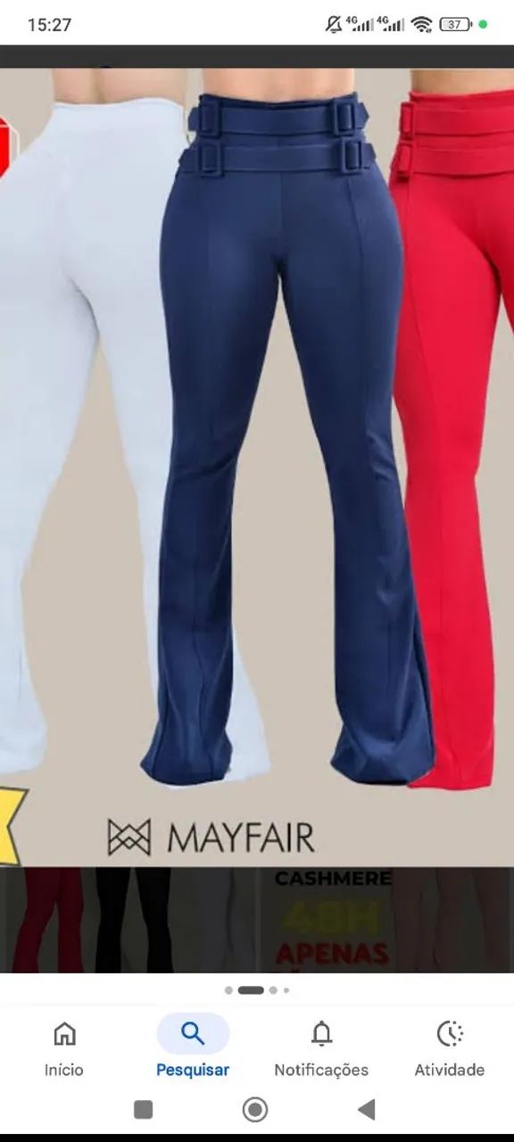 Calça montaria mayfair azul - Foto 2
