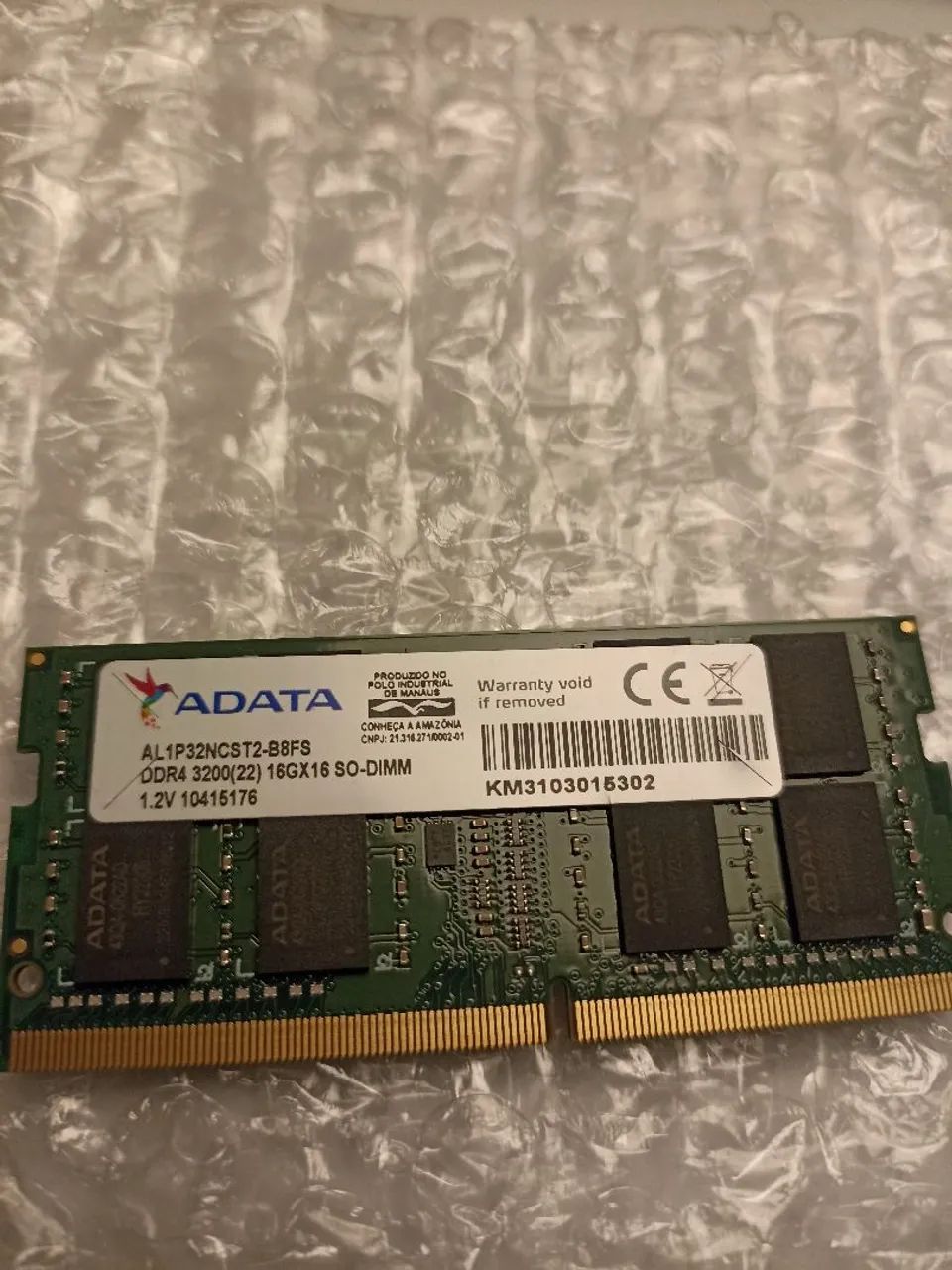 Memória 16 GB DDR4 notebook 