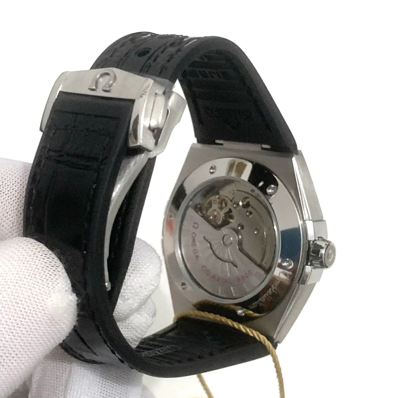 Relógio omega constelation automático couro preto  - Foto 4