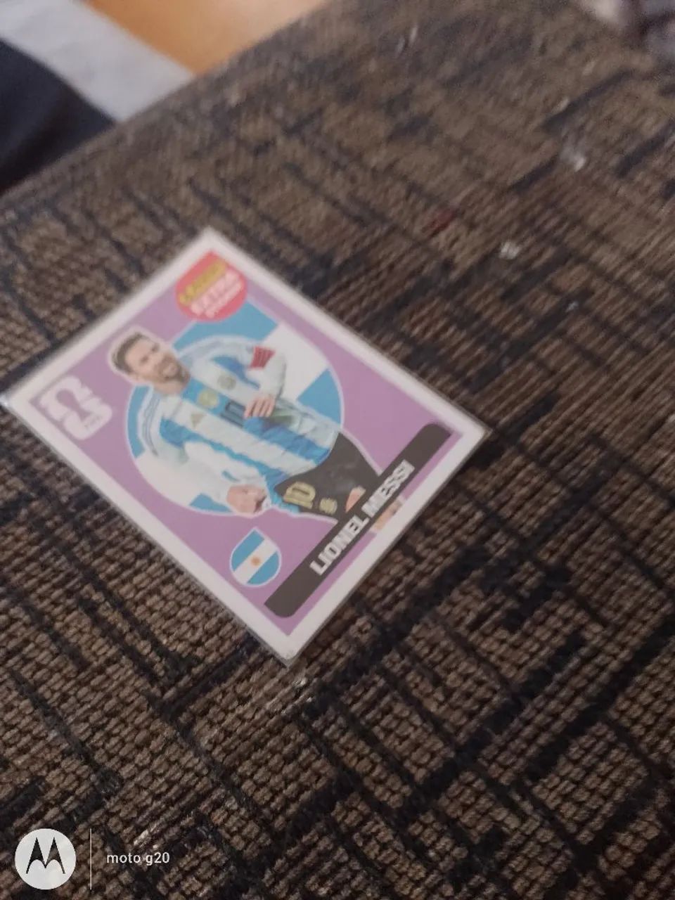 FIGURINHA MESSI BORDÔ  - Foto 2