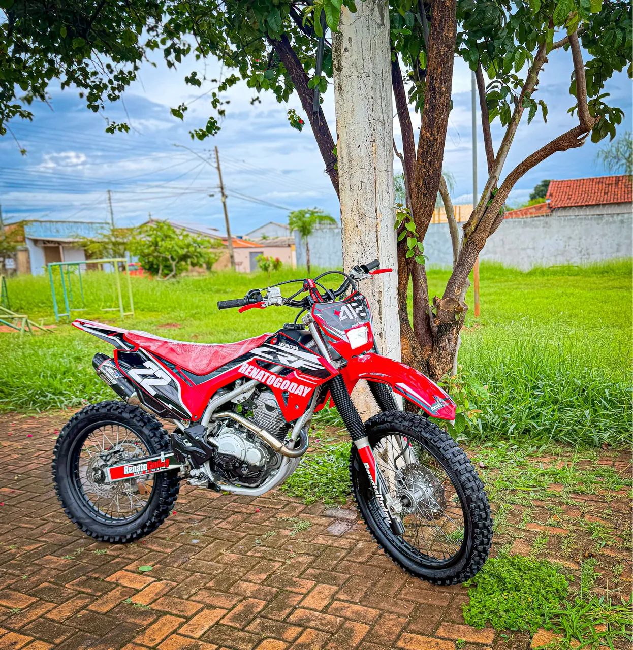 CRF 250F / 2024/ CHEIA DE ACESSÓRIOS / PEGO CRF 230 NA TROCA - Foto 5