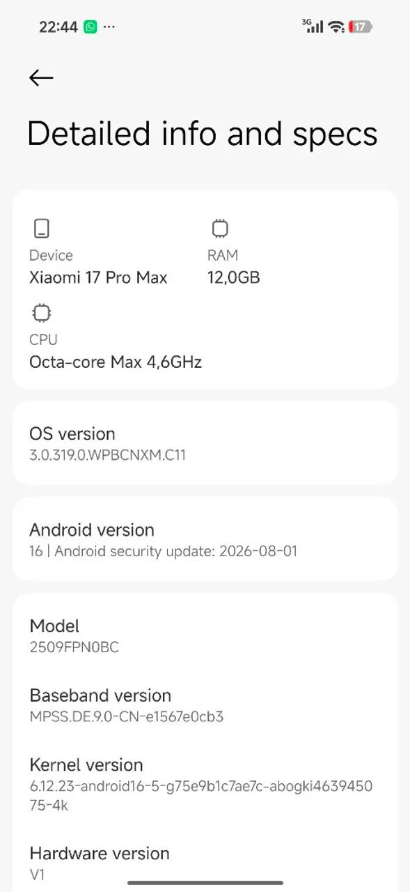 Xiaomi 17 pro max - Foto 3