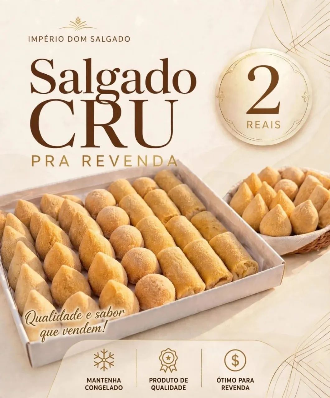 SALGADOS PARA REVENDA